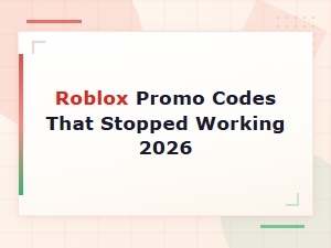 Roblox Promo Codes That Stopped Working