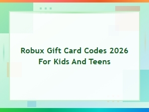 Best Robux Gift Card Codes for Kids and Teens